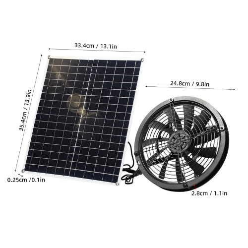 Κιτ ανεμιστήρα πάνελ αδιάβροχου IP65 3000RPM 20W 2