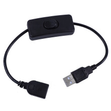 USB Cable with On/Off Switch Male to Female 30cm