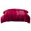 Solid Color Silk Duvet Cover with Zipper Closure 1