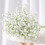 Bouquet di gypsophila artificiale rossa, 1 pezzo 4