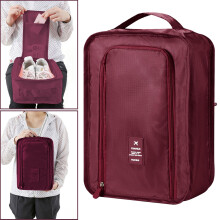 Large Travel Shoe Bags – Holds Multiple Shoes, Portable Dance & Gym Shoe Organizer Pouch, Compatible with Suitcases