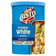 Bisto Deliciously Creamy White Sauce Mix, 185 g Drum (Pack of 1)