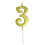 Number Candle 3D Shape Birthday Cake Decoration 1