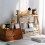 Wooden Storage Rack, 2-Layer Desktop Storage Rack, Ladder-Shaped Desk Display Rack, Desktop Office Storage Rack 5