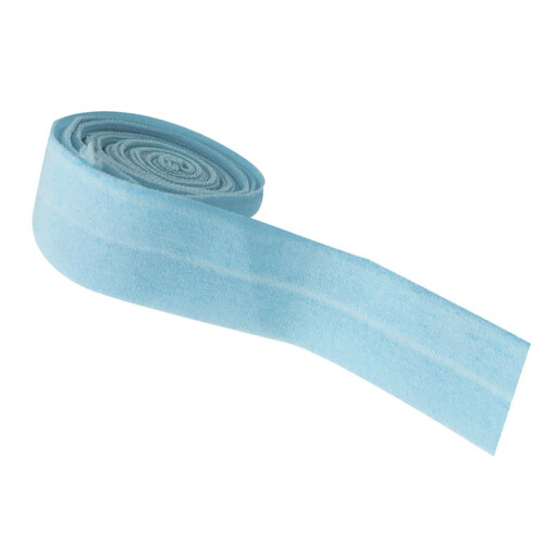 Elastic Flat Bias Binding Tape 2 cm x 10.9 yd Blue