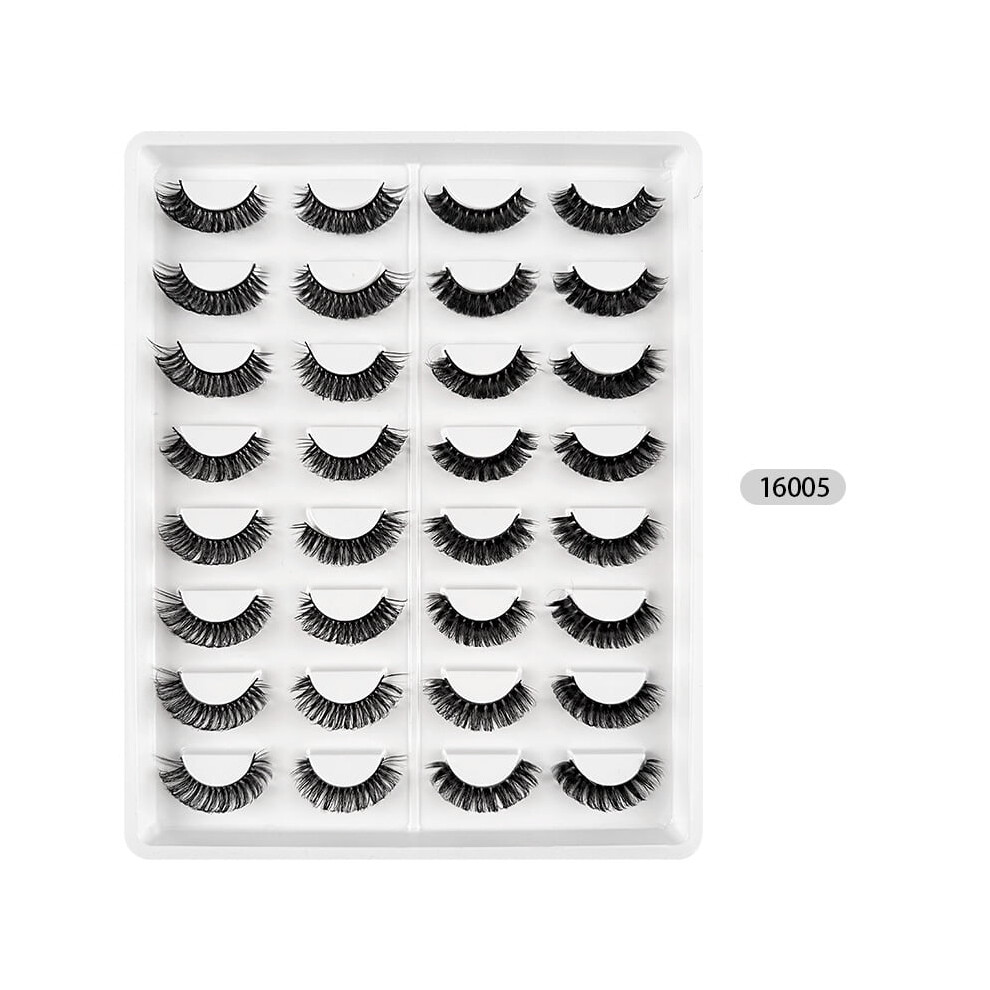 Russian Curl False Eyelashes Synthetic Thick Natural Look