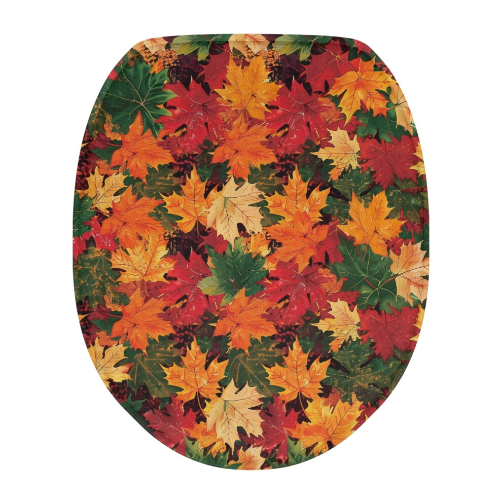 Maple Leaf Toilet Lid Cover With Elastic Band 975221477781