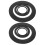 Ibasenice Black Rubber Washers Flat Assortment 6 Pcs 1