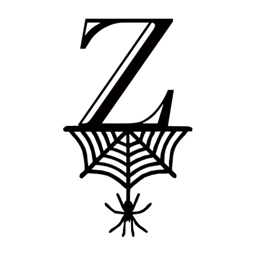 Halloween Spider Hang Tag Decoration 26 Letters