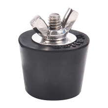 Rubber Pool Winter Plugs with Stainless Steel Screws – Compatible with Inground & Above Ground Pools