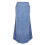 Gonna lunga in denim a vita alta da donna, blu 5