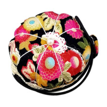 Pin Cushion Round Black Pincushion for Tailoring