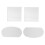 Clay Scraper Tool Stainless Steel Serrated Ribs 4pcs 1