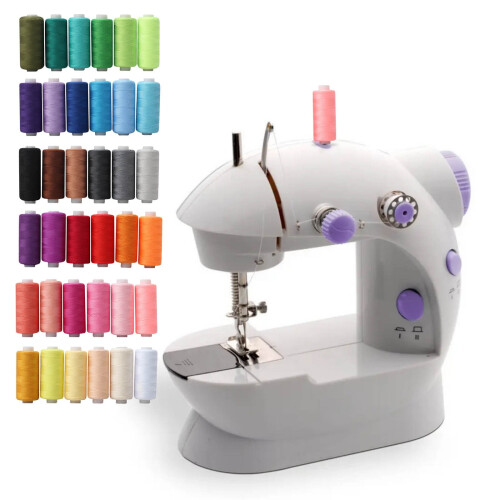 XiYing polyester sewing thread 36-color 400 yards 6-pack
