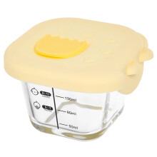 Glass Baby Feeding Bowl Clear Food Storage Bowl Large Capacity Baby Complementary Food Bowl