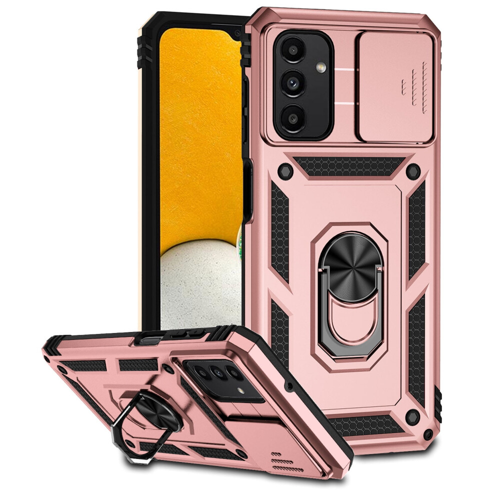 Galaxy A13 5G Armor Case With Kickstand Slide Lens Cover 971050468341