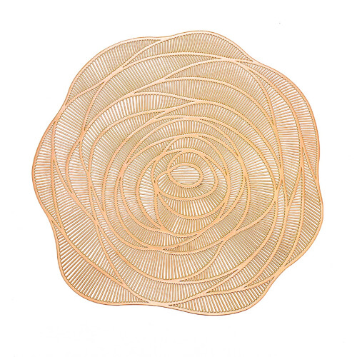 Floral Round Coaster Set for Home Wedding Holiday Use