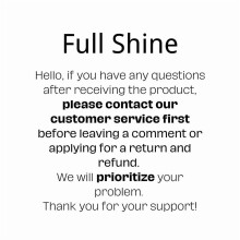 Full Shine Clip-in Hair Extensions Human Hair 7 Pieces