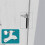6Pcs Hinge Pin White  Adjustable Heavy Duty Hinge with Rubber Bumper To Reduce Potential Damage Wall Dents 3