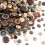 Resin Buttons Brown Assorted Jewelry Making 50 pcs 1