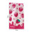 Weiches Badetuch mit Erdbeermuster, rosa 5