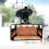 Espelho retrovisor para para-brisa com ventosa ajustável, preto. 4