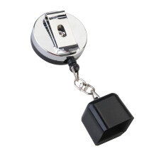 Pool Chalk Holder, Retractable Billiards Snooker Cue Chalk Bag, Key Chain Mini Anti Lost Snooker Chalks Carrier with Belt Clip