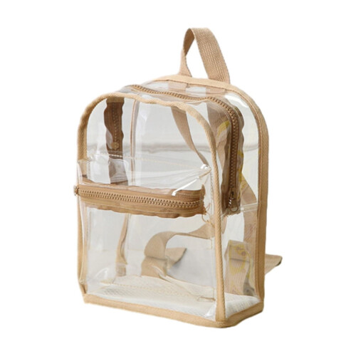Zaino trasparente resistente in PVC, borsa grande trasparente per libri 1