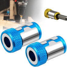 Magnetic Screw Ring Bit Blue for 1/4 Inch Hex Screwdriver