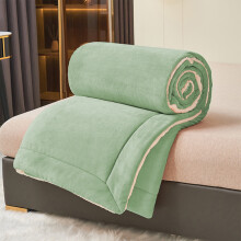 Twin Size Milk Velvet Lambswool Fleece Blanket 80x60 inches