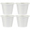 Aluminum Pudding Cup Molds Set of 4 1