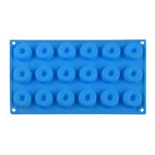 Mini donut molds non-stick silicone 18 cavity