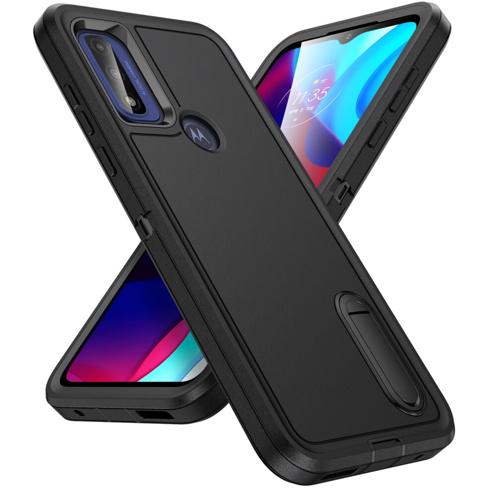 Motorola Moto G Play (2023) Case 3-Layer Rugged Black 971050825014