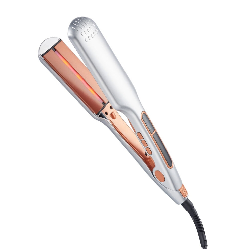 Infrared Hair Straightener and Curler Ionic Ceramic Plates