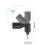 Mini microfone plug-in para smartphone, tipo cardioide C, ajustável em 90. 7
