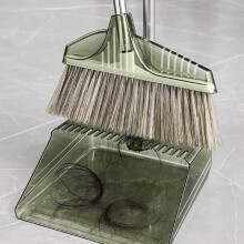 Broom and Dustpan Set with Long Handle for Home