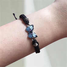 Butterfly Bracelets For Teen Girls Adjustable String Butterfly Bracelets For Women Cute Butterfly Charm Bracelets charm bracelet making kit, 14PCS