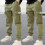 Boys Casual Cotton Cargo Pants 2-Pack Elastic Waist 2