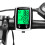 Bedrade fietscomputer met touchscreen, snelheidsmeter en kilometerteller, 19 functies. 3