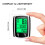 Bedrade fietscomputer met touchscreen, snelheidsmeter en kilometerteller, 19 functies. 5