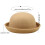 Dameull bowlerhatt med elegant opprullbar brem 3