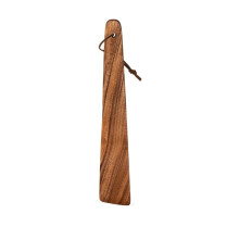 Wooden diagonal spatula for frying eggs, triangular wooden spatula 30.5*7.5cm