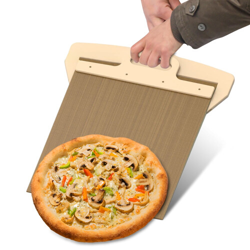 Pala para pizza antiadherente de 30 cm con mango 2