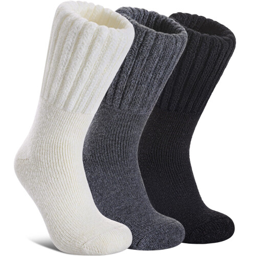 Women's Merino Wool Boot Socks Thermal Thick Warm Hiking