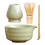 Set di fruste da matcha con ciotola e supporto in ceramica (5 pezzi) 4