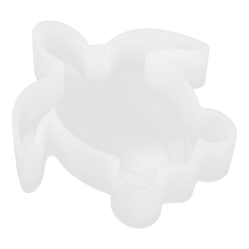 Schildpad siliconen mal voor epoxyhars sieraden wit