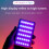 Φωτογραφική λάμπα LED με ρύθμιση έντασης 2500K–9000K με σφαιρική κεφαλή 5