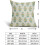 Conjunto de 2 capas de almofada florais 50x50cm (20x20 polegadas) em amarelo-água 5