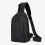 Bolsa transversal masculina impermeável de 12 litros com compartimento para celular. 3