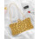 Dame clutch med glitrende strass-mønster 3